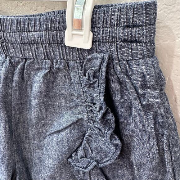 Tea Collection Denim Rumba Ruffle Shorts - Picture 2 of 7